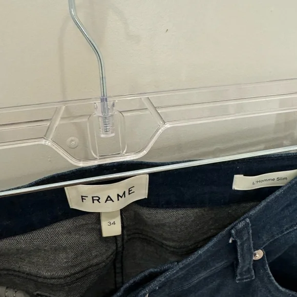 Frame Denim L'Homme Slim Dark Blue Jeans - Picture 6 of 6